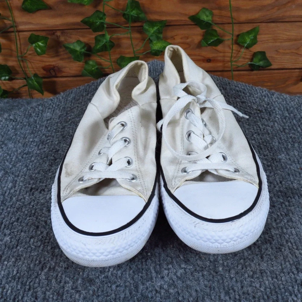 Converse Shoreline Women Athletic Slip On Sneaker Size 9 Casual White Fabric - Picture 2 of 6